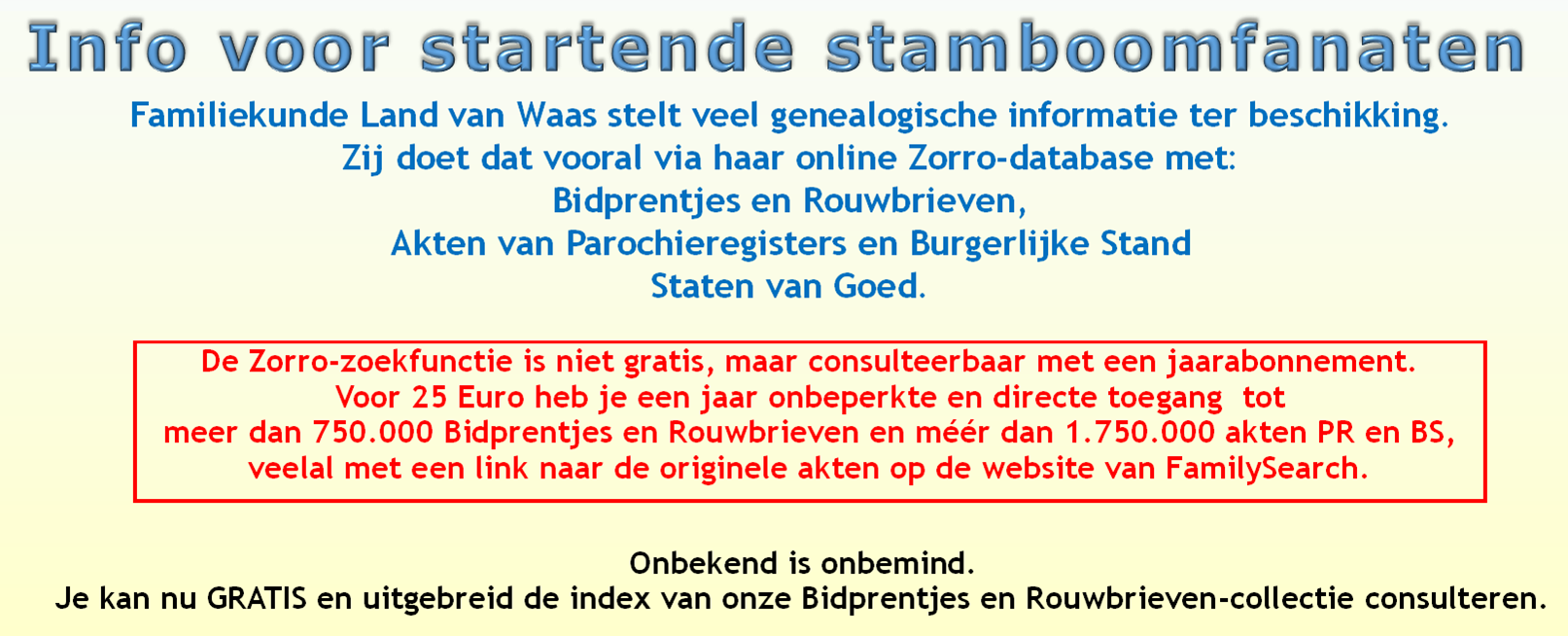 Info Stamboomfanaten